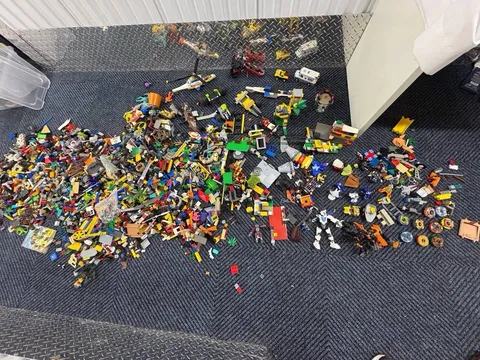 24 LB Mixed LEGO Bulk Lot Bricks Parts Pieces Vehicles  Accessories As Is