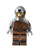 LEGO Star Wars TC-14 Chrome Silver Protocol Droid Minifigure sw0385
