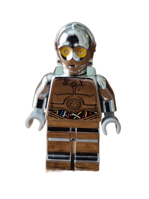 LEGO Star Wars TC-14 Chrome Silver Protocol Droid Minifigure sw0385