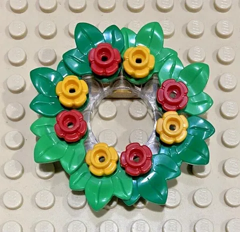 Lego Christmas Wreath Xmas Advent Minifigure Castle City Pirates Friends Fun Toy