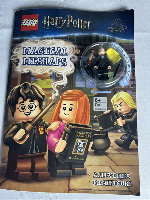 Lego Harry Potter Magical Mishaps Activity Book Lucius Malfoy Minifig New Unused
