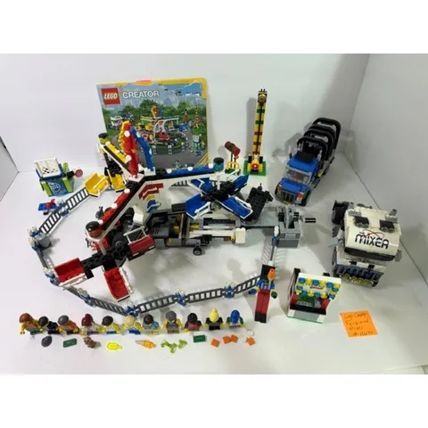 Lego Creator Fairground Mixer #10244  with 12 figures! - missing 3 stickers