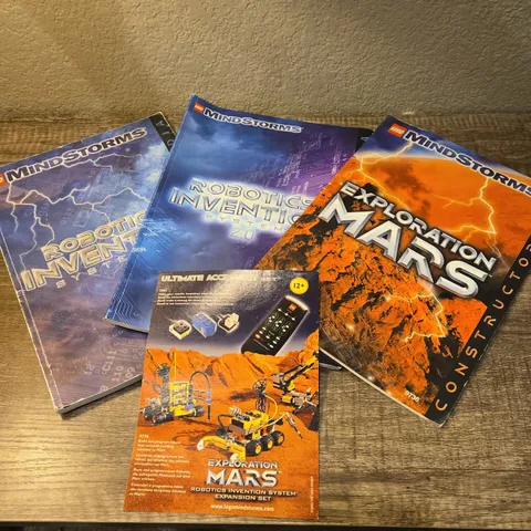 Set Of 3 Lego Mindstorms Robotics Discovery 9736, 9747, 3804 Instruction Books