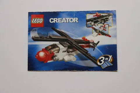 LEGO® 4918 Creator 3 In 1 Mini Flyers Instruction Manual Only!