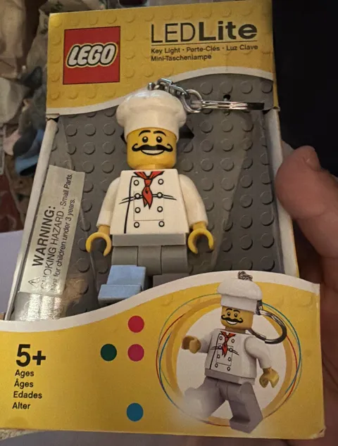 LEGO LGL-KE24H Chef Ledlite Keychain Works New