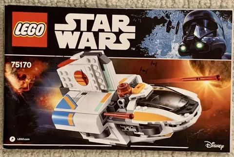 Star Wars Lego 75170 The Phantom Instruction Manual Book Only