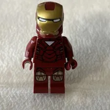 Lego Iron Man with Triangle on Chest 6867 30167 Super Heroes Avengers Minifigure