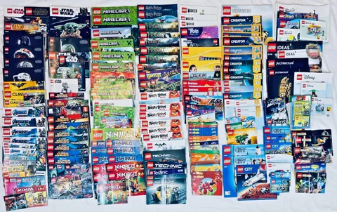 LEGO Instruction Manuals - Huge Lot of 190+ Star Wars Minecraft City Creator