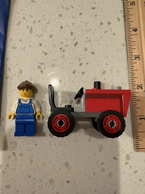 Lego 952509 Lego City Tractor & Farmer Set 100% Complete w/ Instructions Rare