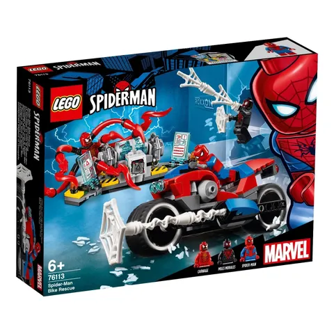 LEGO ® Marvel Super Heroes 76113 Spider-Man motorcycle rescue original packaging