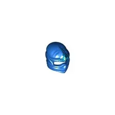 LEGO Blue Ninjago Wrap with Ridged Forehead with Lightning Energy Symbol 10657