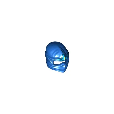 LEGO Blue Ninjago Wrap with Ridged Forehead with Lightning Energy Symbol 10657
