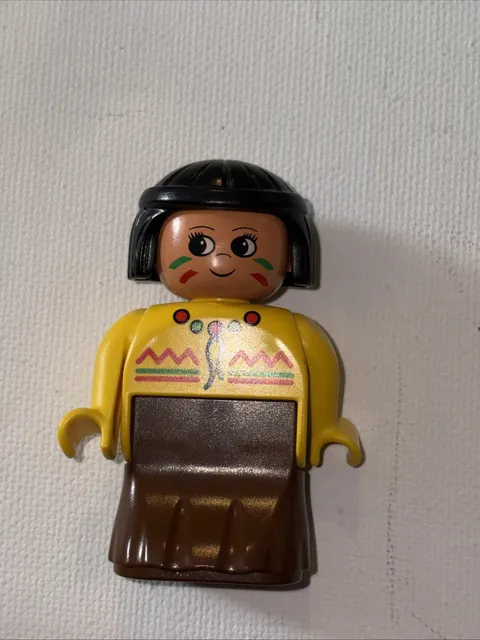 Vintage Lego Duplo Native American/American Indian Figures