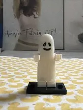 GHOST LEGO MINIFIG FIGURE happy halloween classic scary glow in the dark