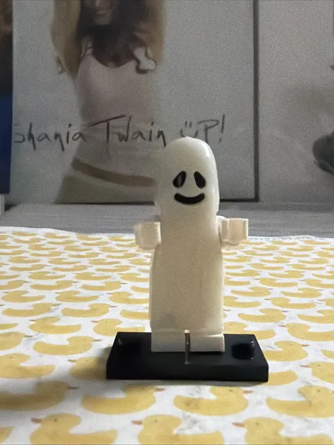 GHOST LEGO MINIFIG FIGURE happy halloween classic scary glow in the dark