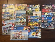 LEGO Instruction 25 Manual Booklets Lot, Illustrated, English,