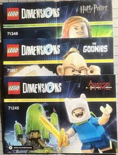 LEGO Instruction Manual Lot of 3 – Harry Potter, Goonies, Adventure in Time