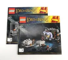 Lego LORD of the RINGS: The MINES OF MORIA Instruction Manuals 1&2 for Set 9473