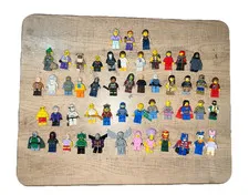 LEGO Plastic Minifigure Lot - Assorted Characters, Multiple Figures