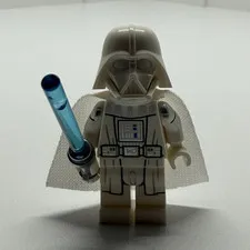 LEGO Star Wars Jedi Darth Vader Minifigure w/ Cape Helmet & Blue Lightsaber