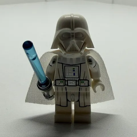 LEGO Star Wars Jedi Darth Vader Minifigure w/ Cape Helmet & Blue Lightsaber