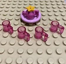 Lego Food Tea Set Dollhouse Play Minifigure Utensils Castle Friends City Set Lot