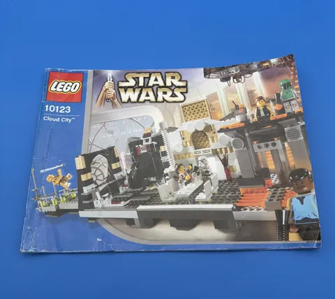 Vintage Lego Star Wars : CLOUD CITY #10123 - 2004 (Manual Book Only)