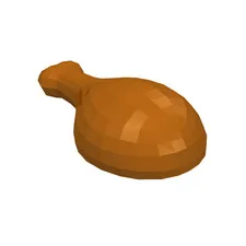 5x LEGO® Part 33057 - Turkey Drumstick