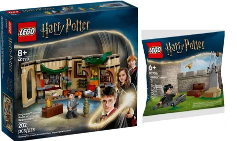 Lego 40770 & 30706 Harry Potter Hogwarts Castle: Room of Requirement 76454 2025