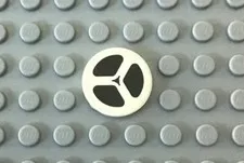 LEGO 2x2 Round Tile Film Music Computer Reel to Reel Tape