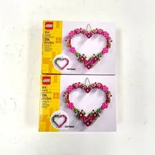 2x Sealed LEGO 40638; Heart Ornament