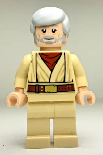 LEGO Star Wars Obi-Wan Kenobi sw1084 Minifigure Old Light Bluish Retired