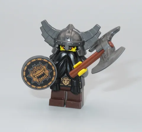 LEGO Evil Dwarf shield weapon complete minifigure Collectible Series 5 CMF