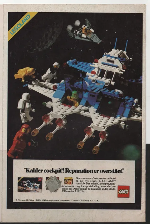 LEGO ADVERTISING INSERTS #  1-2115 # SPACE # 1983 #