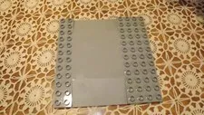 Duplo Light Gray Car Wash Garage Center Ramp Base Plates 73538 12x12 Road 10970