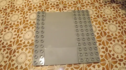 Duplo Light Gray Car Wash Garage Center Ramp Base Plates 73538 12x12 Road 10970