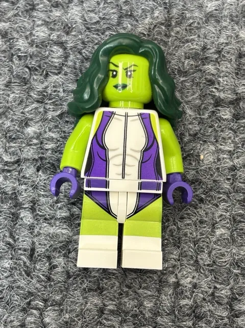Lego Super Heroes Marvel She Hulk Minifigure From Set 76078