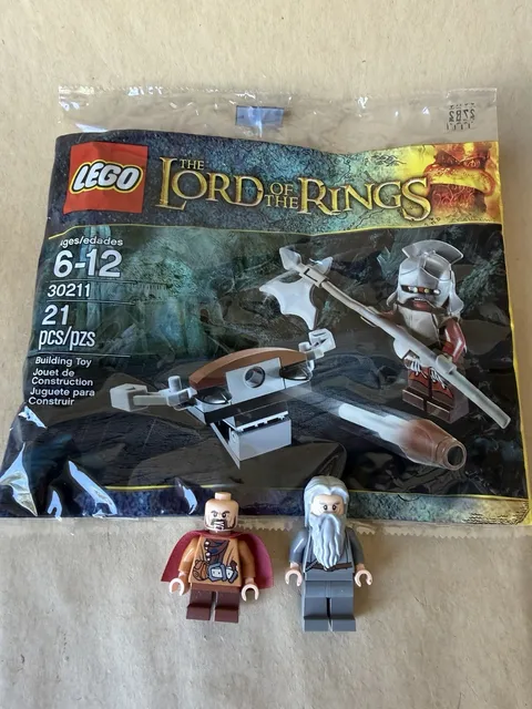 Lego Lord of the Rings Minifigure Lot - Uruk-Hai Polybag 30211/Gandalf/Bofur