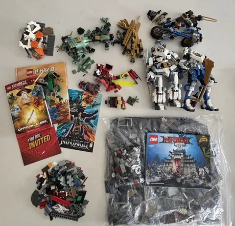 LEGO Ninjago Bulk/Incomplete/Damaged Lot 70617 70612 71738 71785 70723 + More