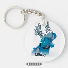 LEGO Lilbud Minifigure Keychain, Plastic & Metal Character Keyring, Ages 6+