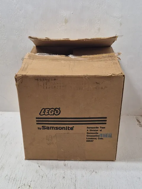 RARE Lego Samsonite Shipping Box w/Sears Label Cardboard 1970s EMPTY Vintage