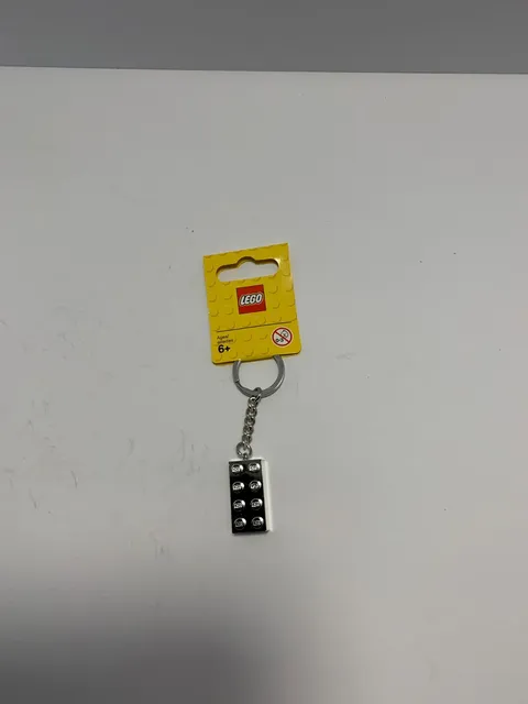 LEGO 851406 Silver Brick Key Chain-Brand New