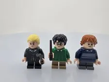 LEGO Harry Potter Minifigure Lot Draco Malfoy Harry Ron Weasley