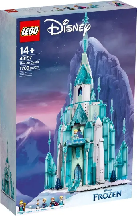LEGO Disney Princess 43197 The Ice Castle Frozen Elsa Palace 1709pcs Set