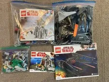 lego star wars sets 71577, 75200, 75179 used complete