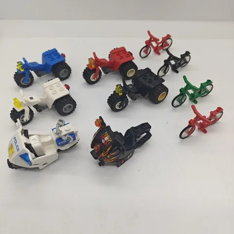 LEGO ATV 3-Wheelers Motorcycle  & Bicycle Vehicle Lot