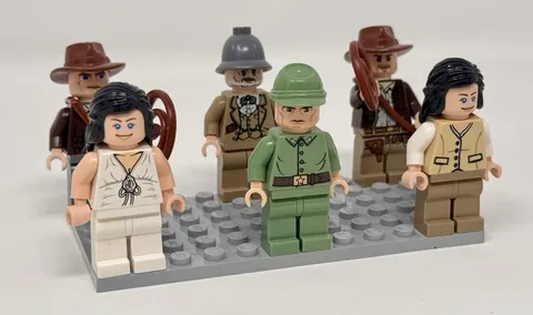 LEGO Indiana Jones Minifigure Lot Henry Jones Marion Ravenwood Willie Scott 6pc
