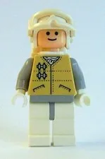 LEGO® Minifigure Star Wars sw0252 Hoth Rebel Light Nougat Head White Visor Snow