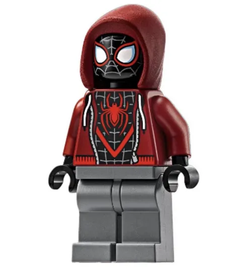 LEGO Super Heroes Spider-Man Miles Morales Minifigure - sh679 - Set 76178