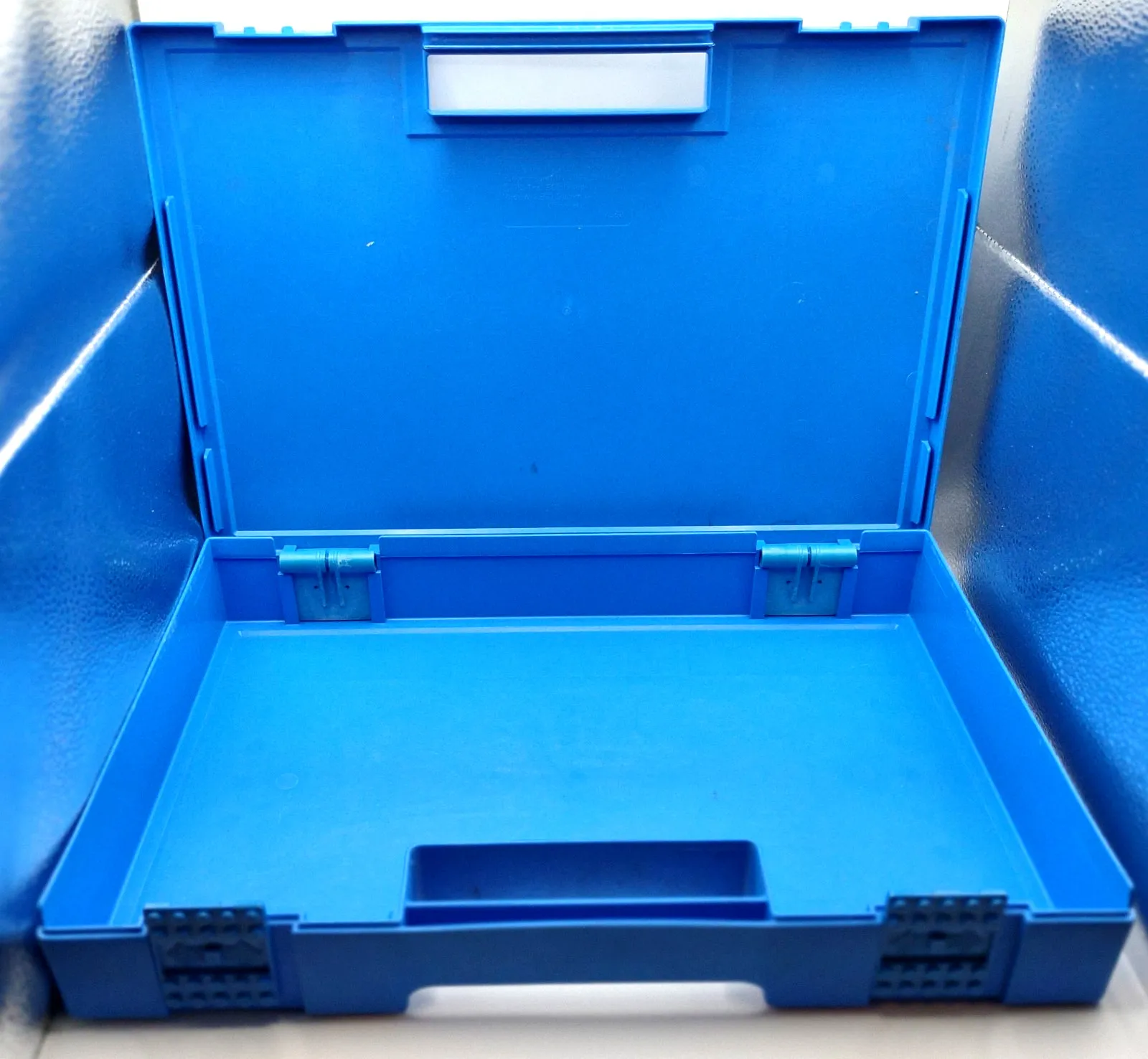 Lego 80s Blue Storage Carrying Case Appr. 14-1/2 Inches x 10 Inches